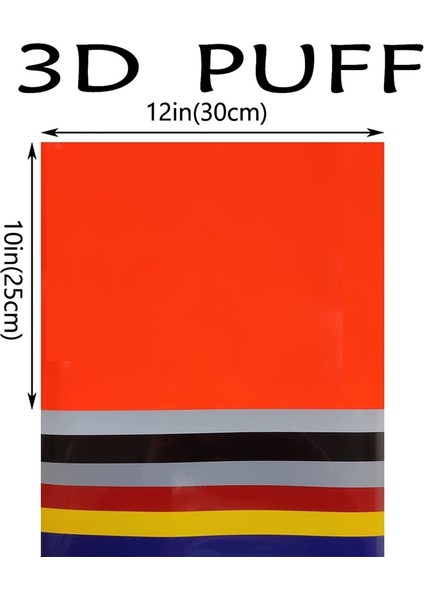 Namuny 3D Puf Kol Isı Transferi Vinil Levha Köpük Htv Basın Filmi Puf Vinil Ütü Vinil Dıy T Gömlek Elbise Çantası Yastık (Yurt Dışından) fiyatları