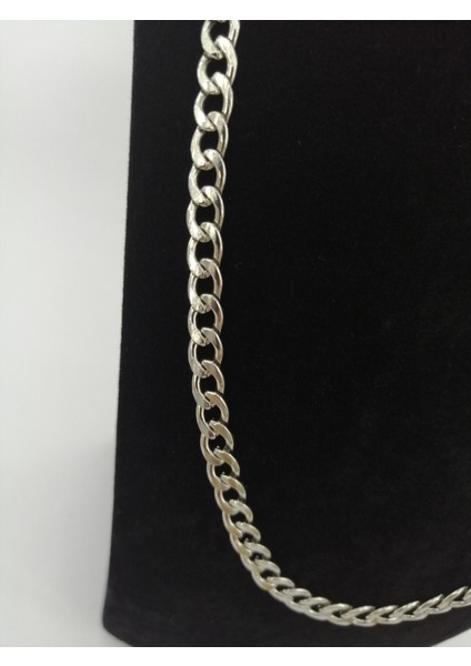 Figaro Model Yassı Erkek Çelik Zincir Kolye modelleri