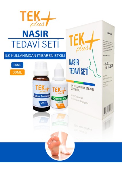 Tek Plus Nasır Tedavi Seti, Nasır Sökücü, Nasır Solüsyonu, Nasır Giderici