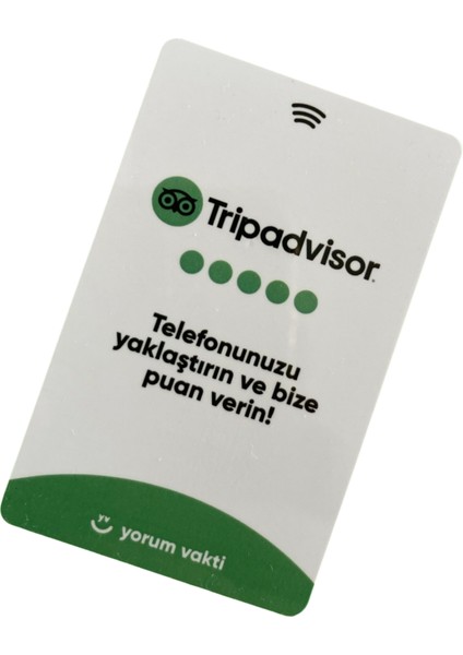Tripadvisor Yorum ve Puanlama Kartı