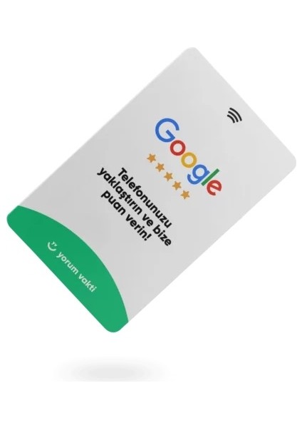 ve QR Kodlu Tripadvisor Yorum ve Puanlama Kartı