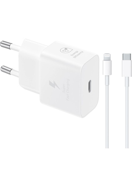 T2510N Iphone Lightning Şarj Aleti Beyaz 3m Type-C To Lightning Kablo