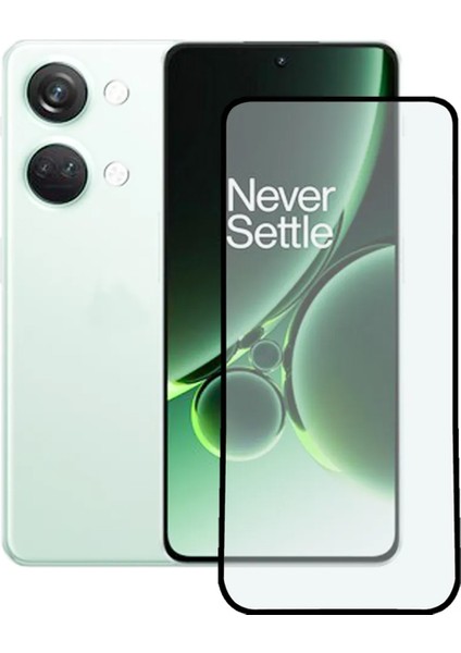 Oneplus Nord 3 5g Tam Kaplayan Çerçeveli Tempered Ekran Koruyucu - Siyah AL3276