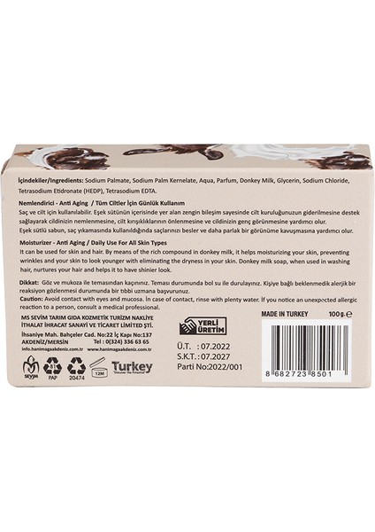 Akdeniz Eşek Sütü Sabunu 100 gr fiyatları