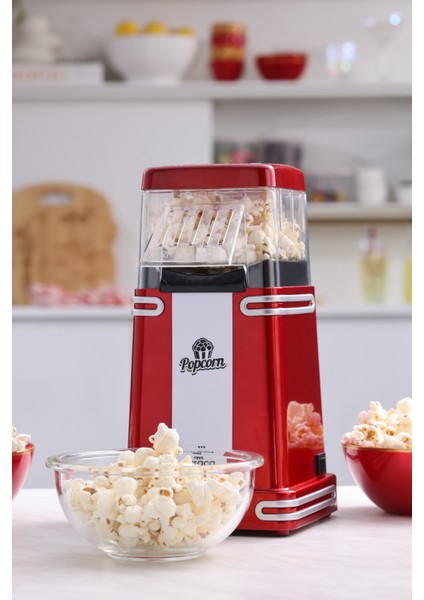 Retro Popcorn Makinesi Küçük