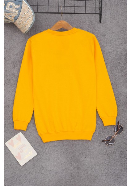 Sarı Çiçek Nakışlı Kız Çocuk Kız Çocuk Sweatshirt 17190 fırsatları