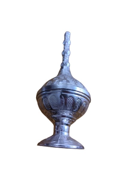 Osmanlı Gümüş Kaplama Cami Motifli Dekoratif Güldanlık fırsatları