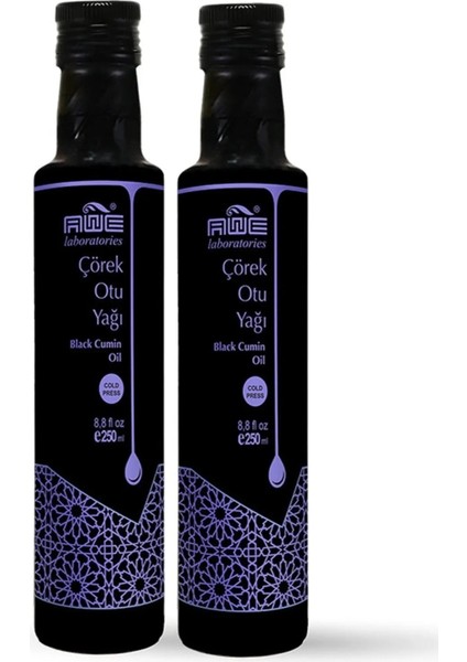 Awe Laboratories 2li Çörekotu Taşıyıcı Yağı 250 ml