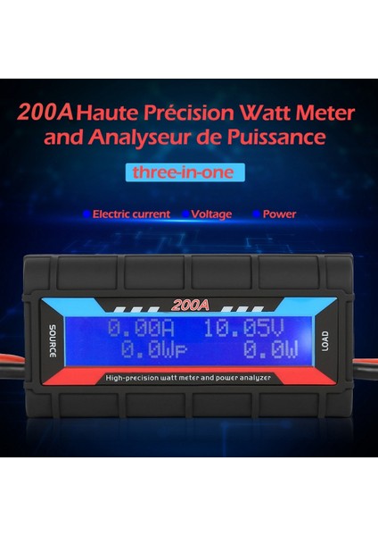 200A Voltmetre Ampermetre Rc Araba Pil Test Cihazı Gerilim Güç Enerji Elektrik Akım Monitörü Metre Wattmetre Dc 0-60 V (Yurt Dışından) modelleri
