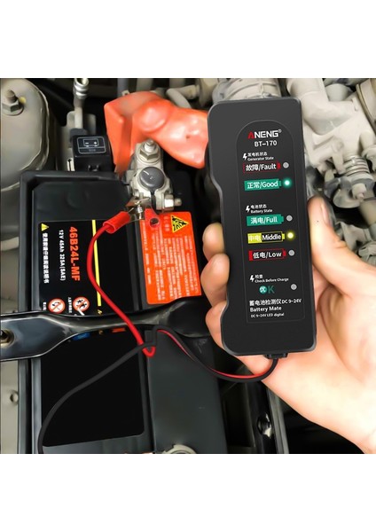 Aneng 9-24V Evrensel Araba Motosiklet Akümülatör Test Cihazı Depolama Pil Test Cihazı Araba Jeneratör Arıza Teşhis Aracı Oto Tamir (Yurt Dışından) modelleri