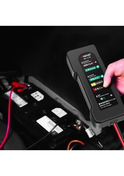 Aneng 9-24V Evrensel Araba Motosiklet Akümülatör Test Cihazı Depolama Pil Test Cihazı Araba Jeneratör Arıza Teşhis Aracı Oto Tamir (Yurt Dışından) indirimleri