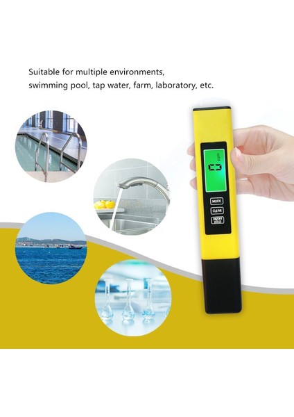 In 1 Tds Ec Metre Su Sıcaklığı Ölçer Yüksek Hassasiyetli Dijital LCD Su Test Kalemi Hydroponictester Akvaryum Için Su Kalitesi Aracı, Yüzme Havuzu Ölçümü (Yurt Dışından) indirimleri