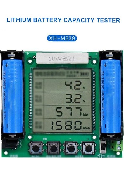 XH-M239 Lityum 18650 Gerçek Kapasite Test Cihazı Modülü Mah/mwh (Yurt Dışından)