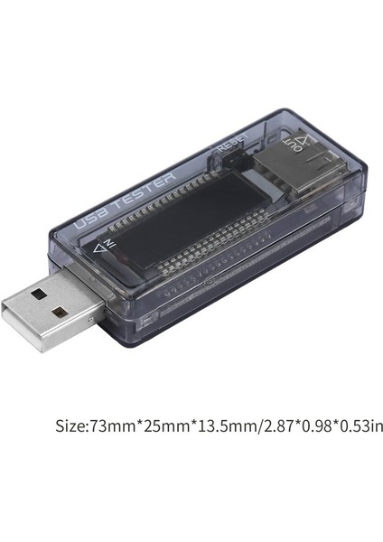 USB Volt Akım Gerilim Doktor Şarj Cihazı Kapasite Test Cihazı Ölçer (Yurt Dışından)