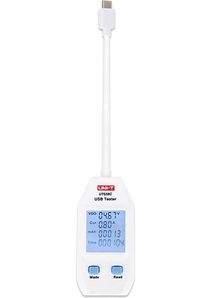 Unı-T UT658C Veri Depolamalı Dijital LCD Gerilim Akım Şarj Cihazı Güç Kapasitesi Ölçer (Yurt Dışından)