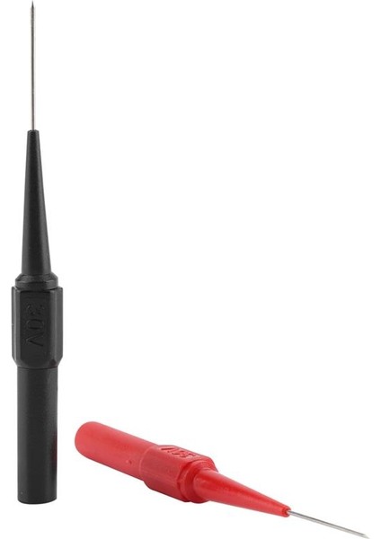 Multimetreler Için 1 Çift Test Probları Yalıtım Delme Iğnesi Kırmızı + Siyah Renk (Yurt Dışından) fırsatları
