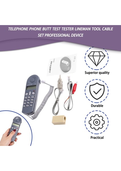 Telefon Telefonu Test Test Cihazı Yan Hakem Aracı Kablo Seti Profesyonel Cihaz (Yurt Dışından) modelleri