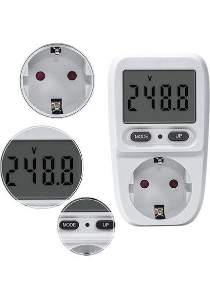 230 V-240 V Dijital LCD Güç Ölçer Wattmetre Soket Watt Elektrik Ölçer Br Ölçüm Çıkışı Güç Analizörü Ab Tak (Yurt Dışından) fiyatları