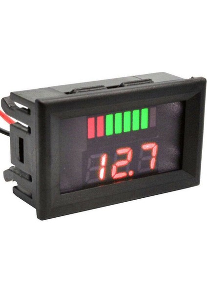 【ayak Izi】 12V-72V Araç Akü Şarj Seviyesi Göstergesi 5-15MA Su Geçirmez Olmayan LED Dijital Voltmetre Araçlar Lityum Pil Kapasitesi Ölçer (Yurt Dışından) modelleri