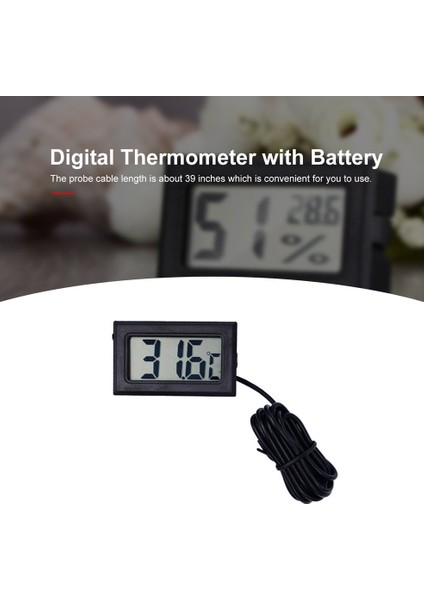 LCD Elektronik Termometre Akvaryum Buzdolabı Su Sıcaklığı Ölçer (Yurt Dışından) fırsatları