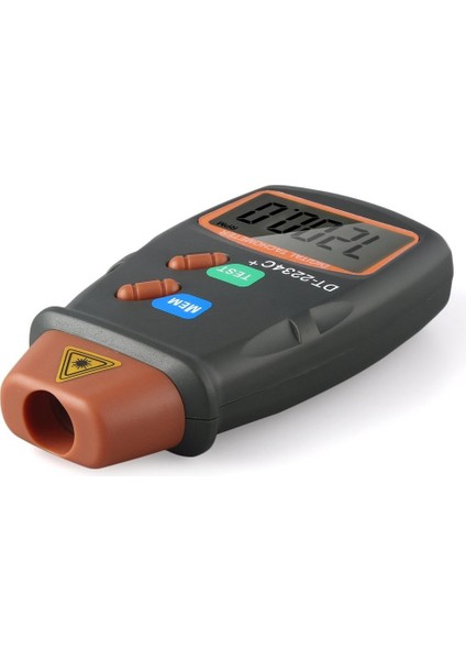 Dijital Lazer Fotoğraf Takometre Temassız Rpm Tach Hız Ölçer Motoru - Siyah (Yurt Dışından) modelleri