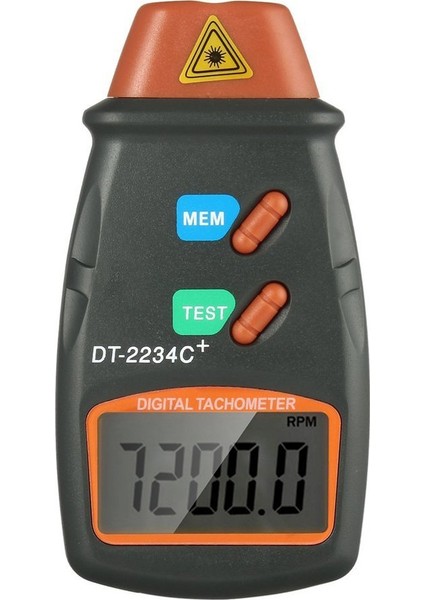 Dijital Lazer Fotoğraf Takometre Temassız Rpm Tach Hız Ölçer Motoru - Siyah (Yurt Dışından) indirimleri