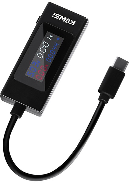 KWS-065C Type-C Usb-C 4-30V Gerilim Ölçer Zamanlama Ampermetre Dijital Monitör Gerilim Test Cihazı Akım (Yurt Dışından) fiyatları