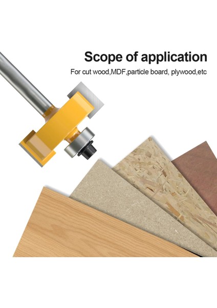 Rulman Setli 1/4 Inç Shank Rabbet Yönlendirici Ucu (Yurt Dışından) indirimleri