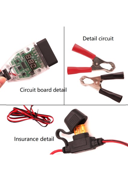 Elektrik Fişi Araba Yakıt Tasarrufu-1 x Algılama Aracı-Siyah (Yurt Dışından) indirimleri
