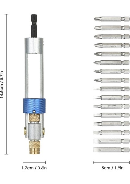 Betty Becky 20 In 1 20 Adet/takım Çok Fonksiyonlu Manuel Tornavida Bit Araç Seti Hassas Değiştirme Matkap Ucu Seti El Aleti (Yurt Dışından)
