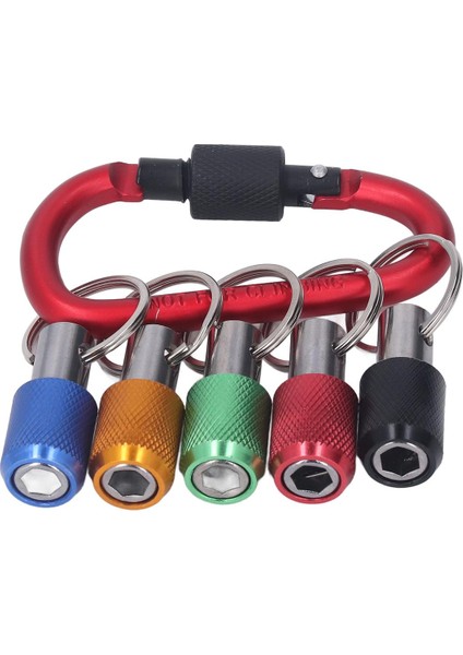 Manyetik Soket Tutucu, Endüstriyel Onarım Için Taşınabilir 1/4 Hex Shank Bit Tutucu Metal Karabina (Yurt Dışından)