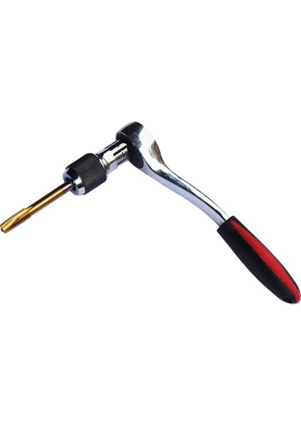 M6-M12 Ayarlanabilir Sıkma Aracı Musluk Tutma Aynası 3/8 Inç Gewindbohrer Adaptör Dokunun Anahtarı Aracı B03D (Yurt Dışından)
