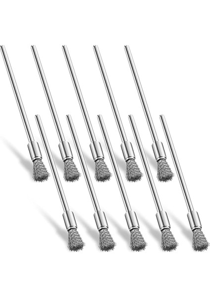 Namuny 10 Adet Temizleme Uç Fırçaları Kalem 3 mm Mandrel Pas Boya Temizleme Uçları Parlatma Döner Alet Aksesuarları, 6 mm Uç Fırçası (Yurt Dışından) fiyatları