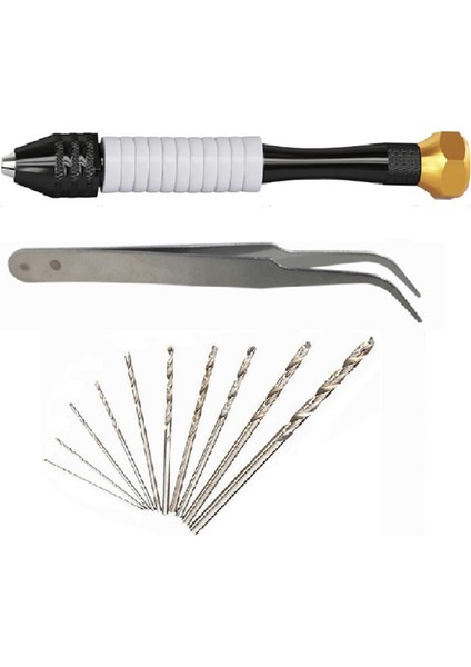 Takı Yapımı Için Srıwen Pin Mengene El Matkabı - Manuel Craft Matkap Mini Büküm Matkap Uçları Seti, Reçine Için Küçük El Matkabı (Yurt Dışından)