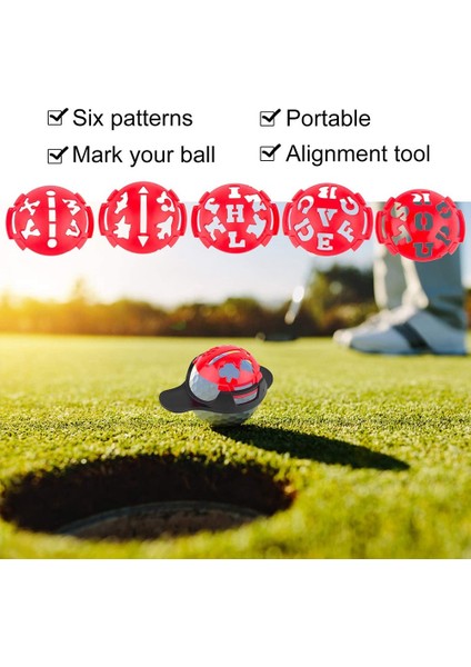 Jdxhlau 4 Adet Golf Topu Işaretleme Hattı, Golf Topu Işaretleme Aracı, 2 Paket Golf Temizleme Fırçası, Topunuzu Işaretlemek Için Golf Topu Işaretleme (Yurt Dışından) fırsatları