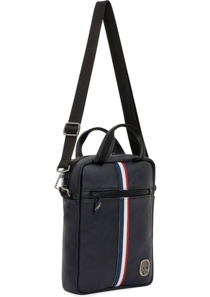 Siyah Unisex Postacı Çantası PLEVR23711 fırsatları