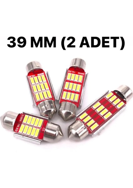 39MM Sofit LED Canbus C5W Tavan Plaka Ampul 1 TAKIM