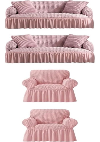 Bürümcük Lastikli Kanepe Örtüsü Likralı Koltuk Örtüsü Iki 3lü Iki Tekli Çekyat Örtüsü