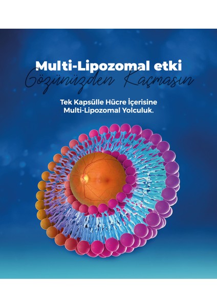 R 30 Kapsül Multi Lipozomal Vitamin Kompleks Resveratrol, Koenzim Q10, Balık Yağları