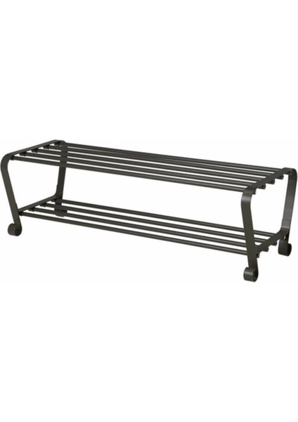 Ayakkabılık, Siyah Renk Portıs 90X34 cm Ayakkabılık Bank