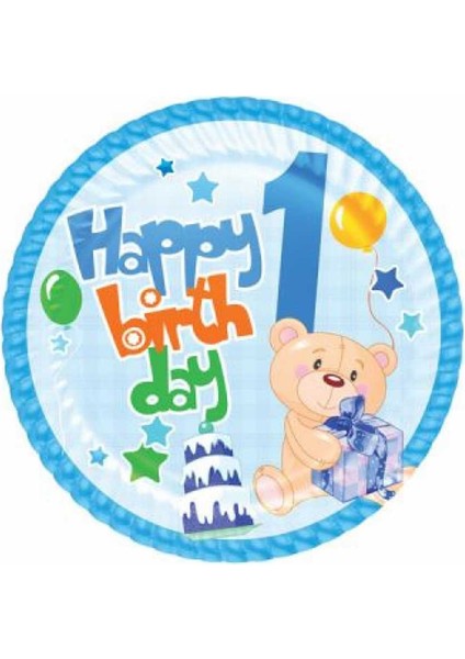 Ilk Yaş Partim Erkek Karton Tabak