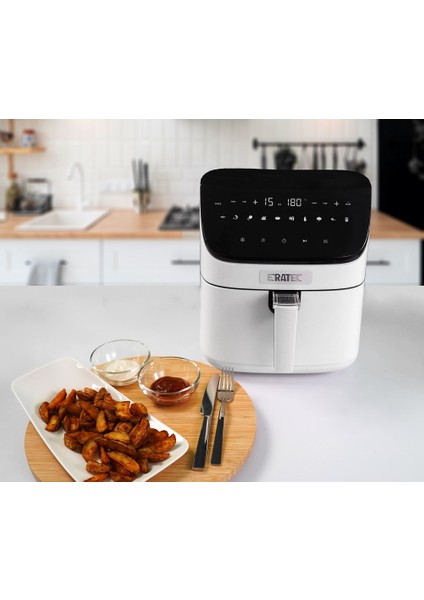 Airfryer Sıcak Hava Fritözü Af-66 Beyaz