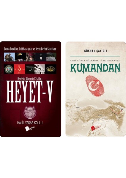 Heyet - 5 Devletin Künyesiz Evlatları - Kumandan 2 Kitap Lopus Yayınları