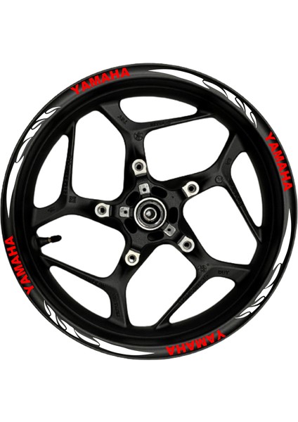 Yamaha Kırmızı Yazılı Beyaz Pençe Şeritli CLK-245