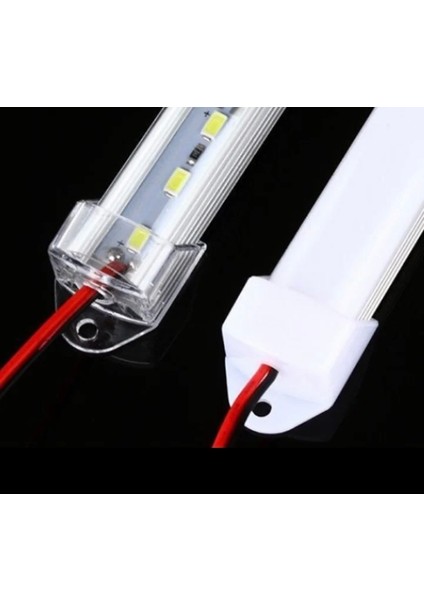 Bar LED 5730 Çubuk LED Alüminyum Kasalı Şeffaf Kapak 10 cm 15 cm