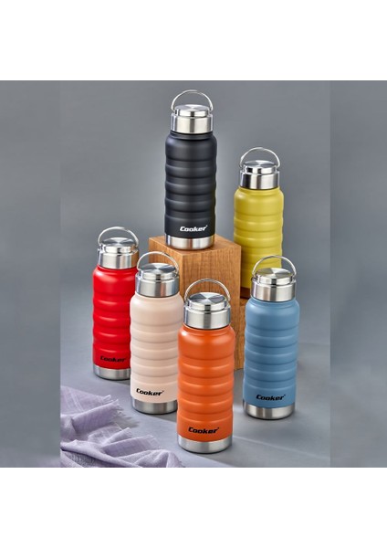 Renkli Çelik Termos 400 ml