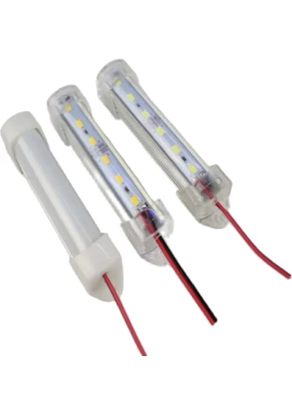 Bar LED 5730 Çubuk LED Alüminyum Kasalı Şeffaf Kapak 10 cm 15 cm