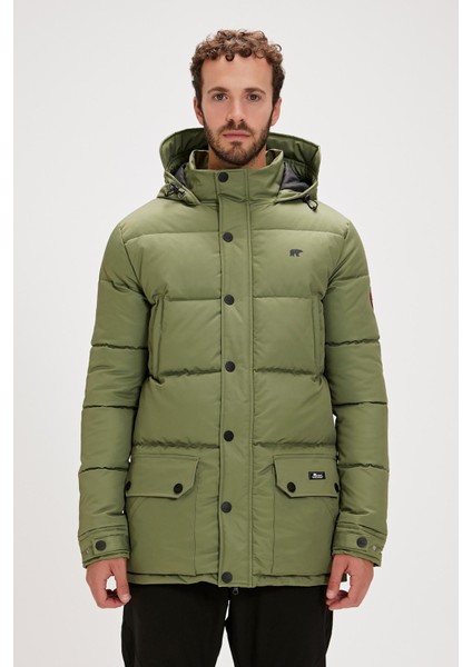 23.02.13.010-FW Colonel Puffer Coat Erkek Coat Kaban