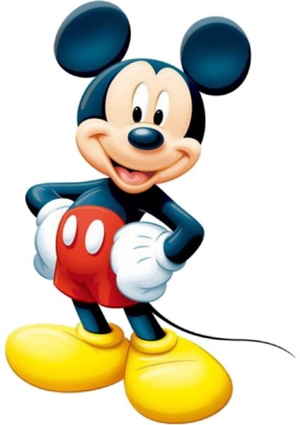 Atölye7 Tasarım Mickey Mouse Yenilebilir Resimli Pasta Şeker Kağıt Baskısı (A4 Boyutu)