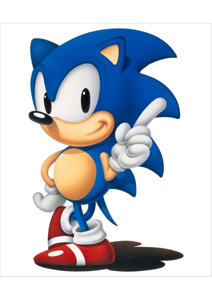 Atölye7 Tasarım Sonic Büyük Boy 20X24 cm A4 Yenilebilir Pasta Kurabiye Şeker Hamuru Kağıt Baskısı Dikdörtgen